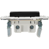 Розетка IEK SKANDY SK-R01Bl без заземления с защитными шторками 10А черный SK-R13-10-K02